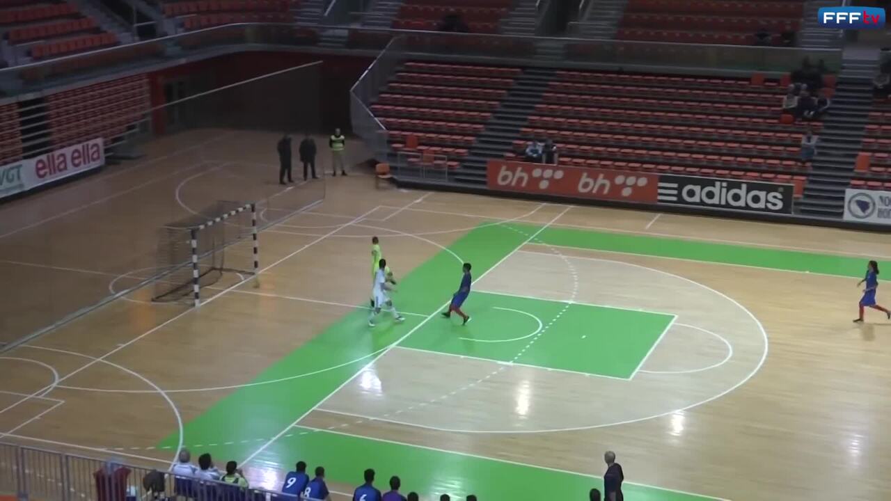 Futsal U21, Bosnie-France (7-1 et 4-2), les buts