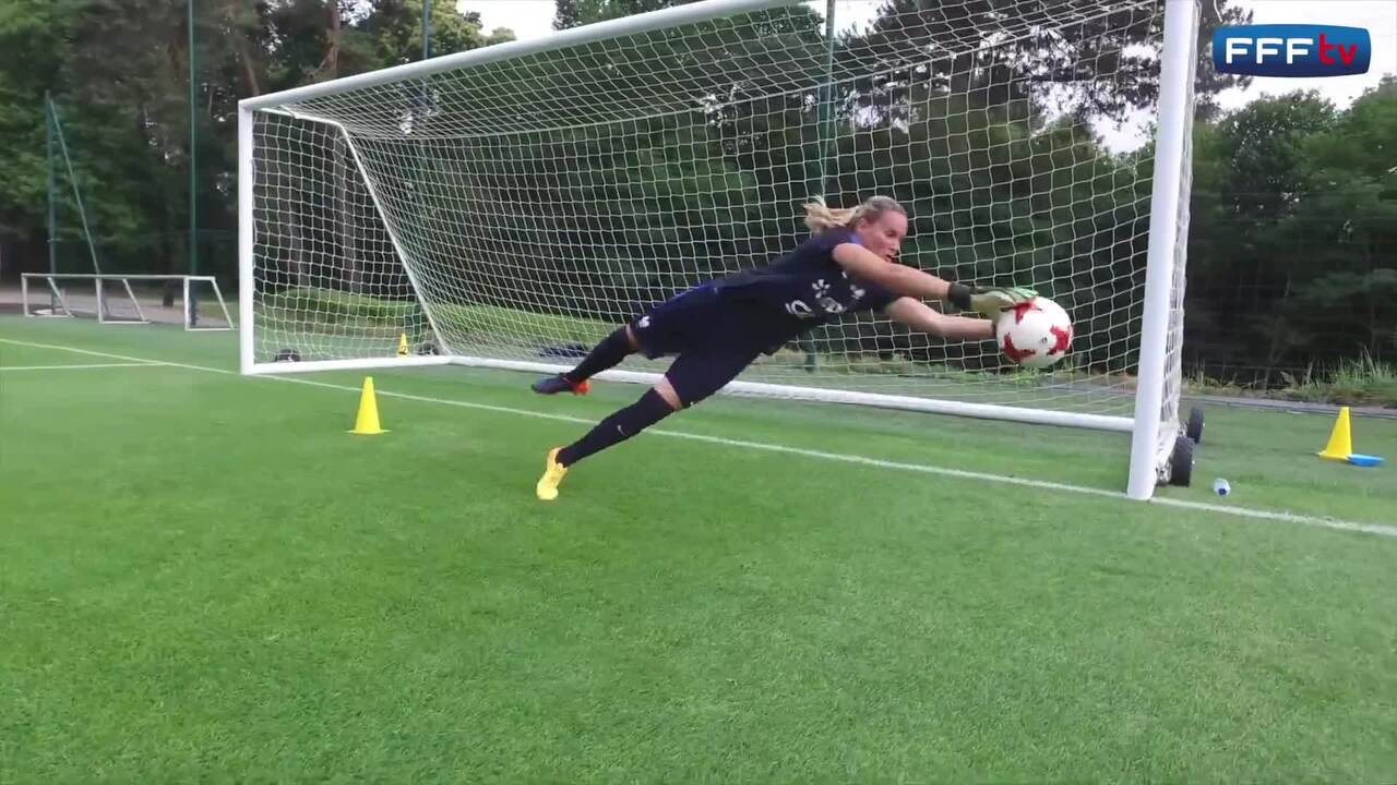 L'entraînement des 4 gardiennes (Euro 2017)