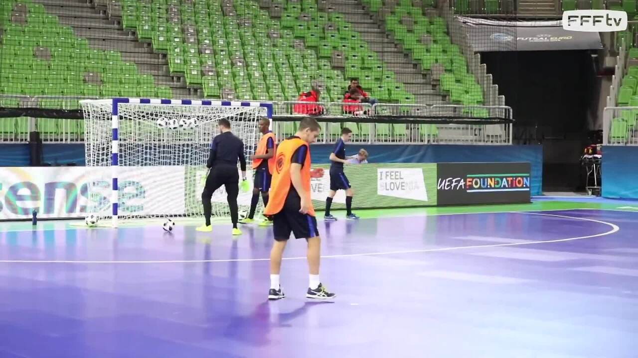 Futsal, Euro 2018 Entraînement veille de match