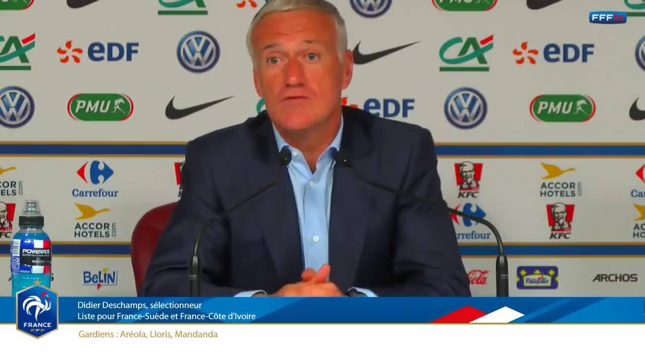 Conférence de Deschamps le replay