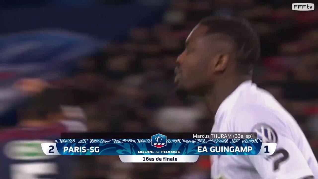 Coupe de France, 16es de finale Paris-SG-Guingamp (4-2), le résumé