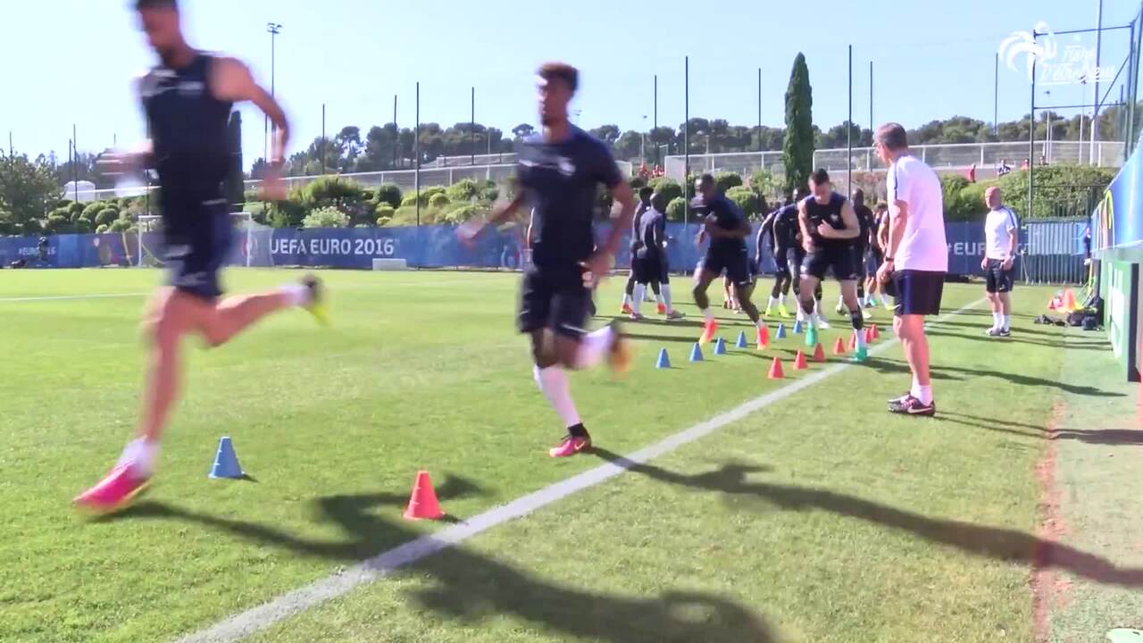 Entraînement à la veille de France - Allemagne