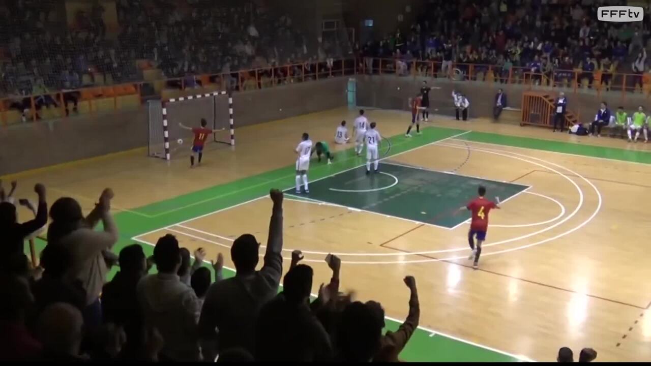 Futsal U19, Amical Espagne - France (5-2), le résumé