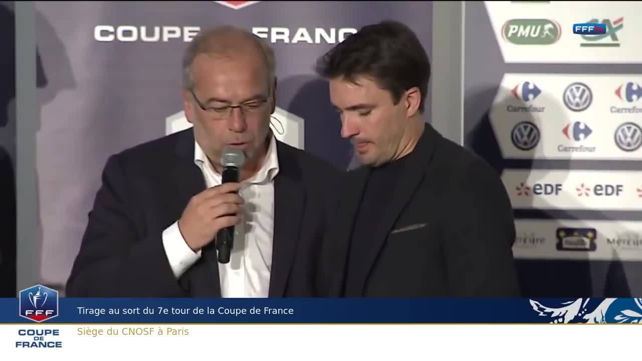 Jeudi 26, Coupe de France tirage du 7e tour en direct, le replay