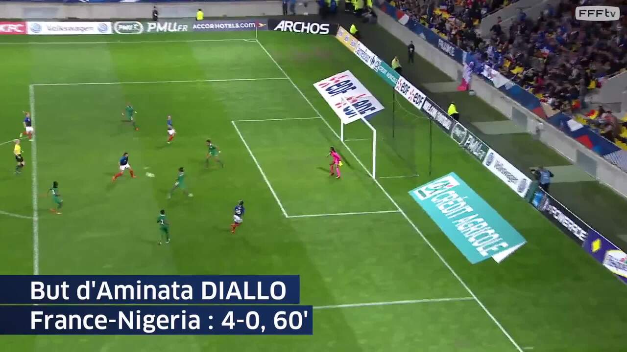 France-Nigeria Féminines 8-0, tous les buts