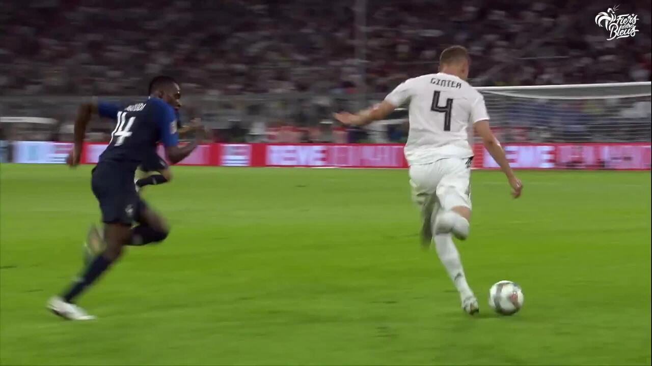 Équipe de France, Allemagne France (0-0), le résumé