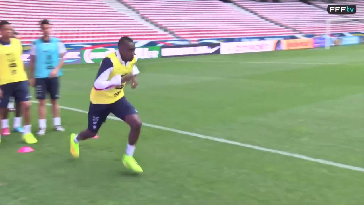 Entraînement de l'Equipe de France à Nice (Allianz Riviera)