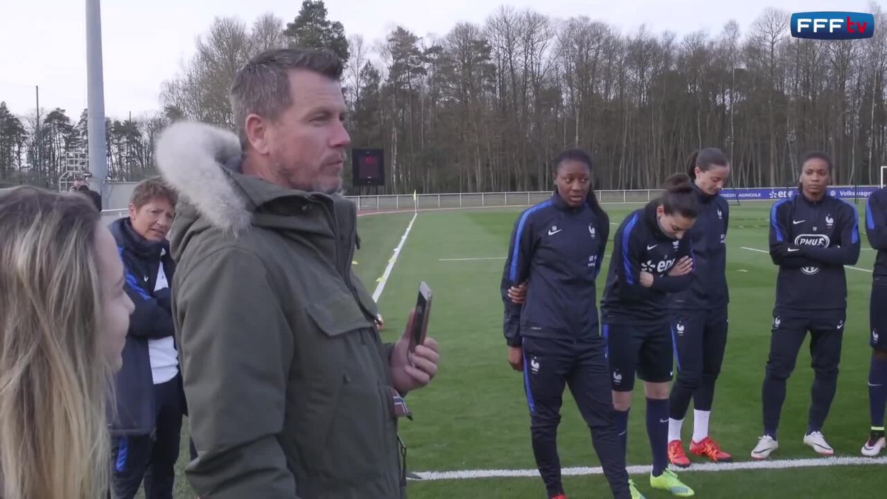 Le début du stage de l'Equipe de France Féminine