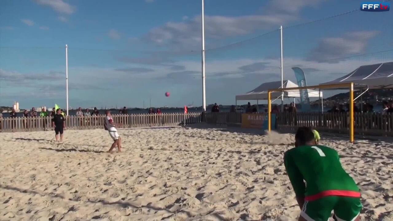 Beach Soccer, France-Maroc 3-3 et 2-2, les buts