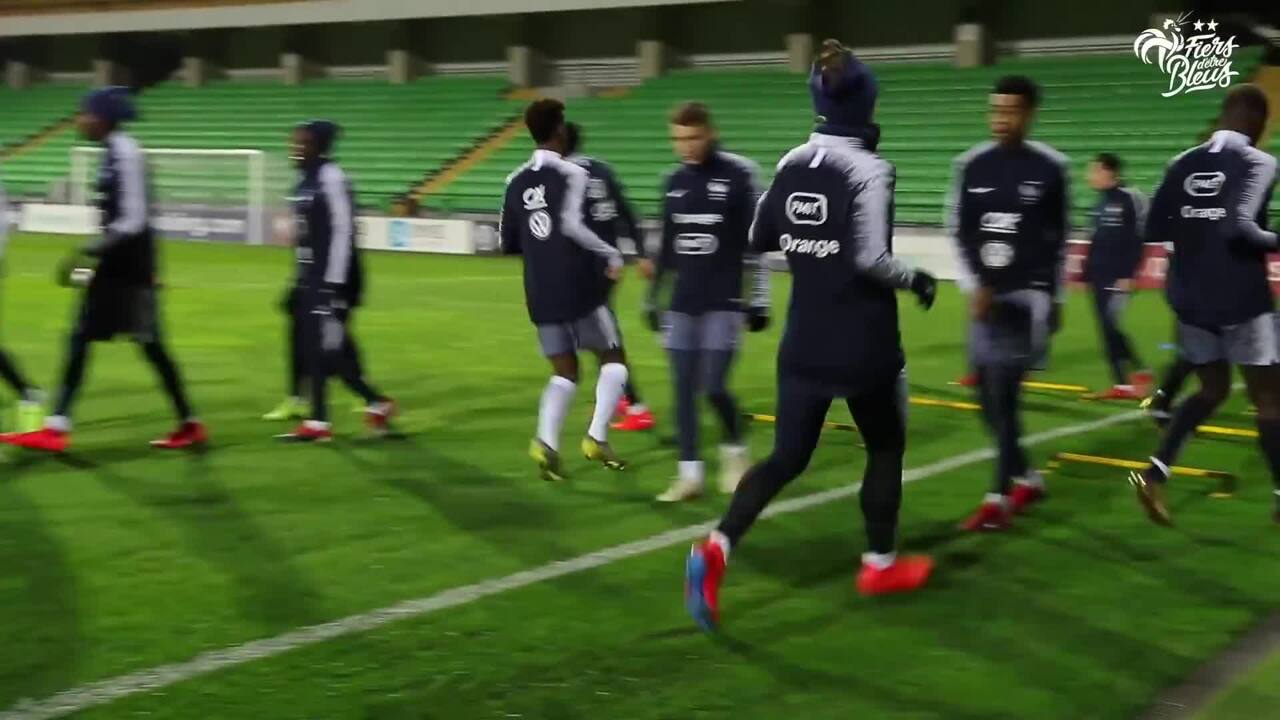 Veille de match à Chisinau pour les Bleus, Equipe de France