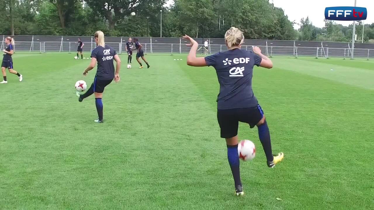 Euro 2017 entraînement et match d'ouverture pour les Bleues