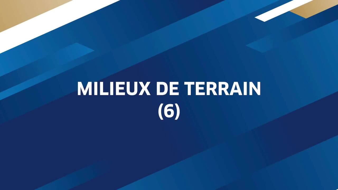 La liste des 24 Bleus pour France - Pays Bas et France - Luxembourg