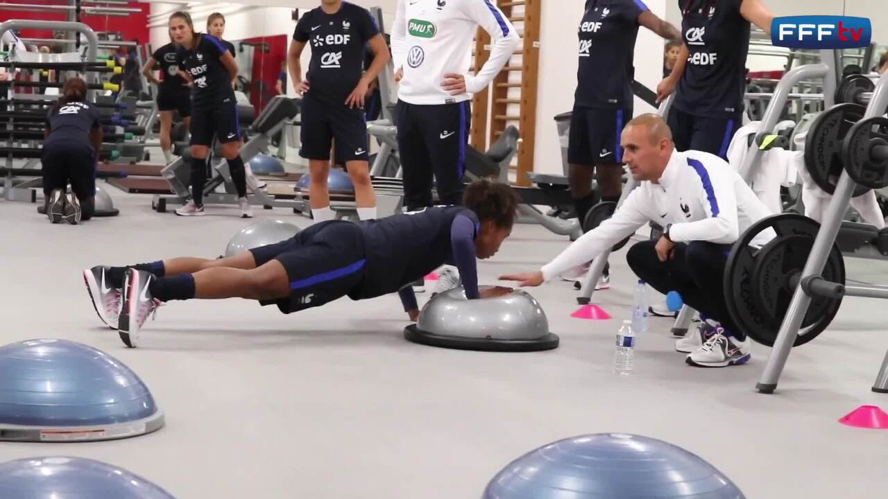 Renforcement musculaire avec les Bleues