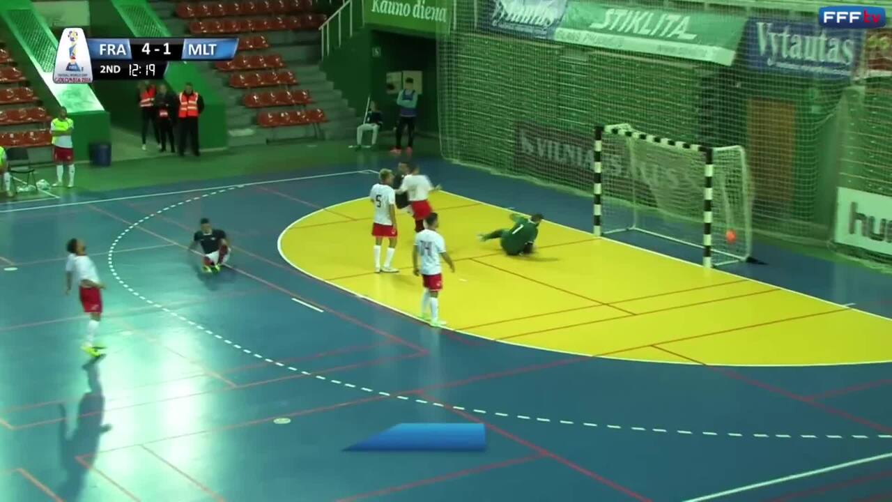 Futsal Coupe du Monde 2016, France-Malte (8-2), les buts