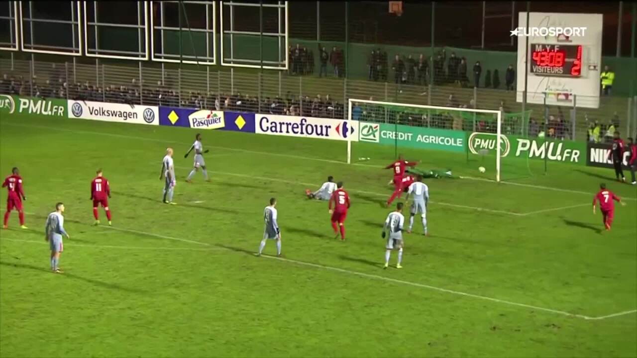 Coupe de France, 32es de finale Yzeure AS - AS Monaco (2-5), résumé
