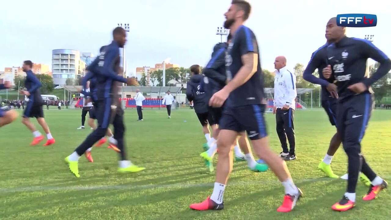Deuxième séance à Minsk pour les Bleus