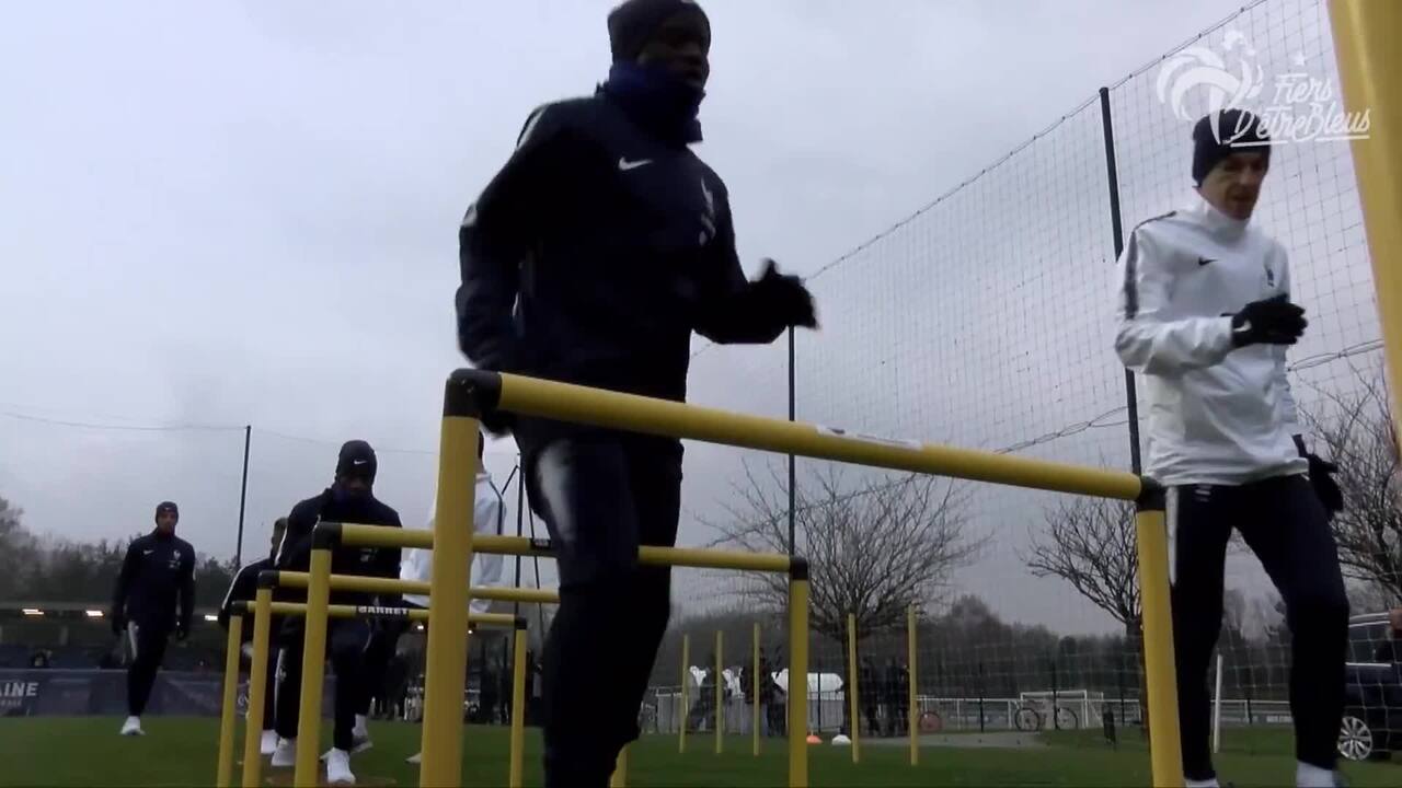 Le premier entraînement à Clairefontaine