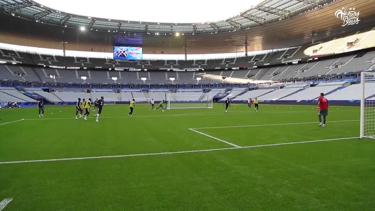 Entraînement au Stade de France
