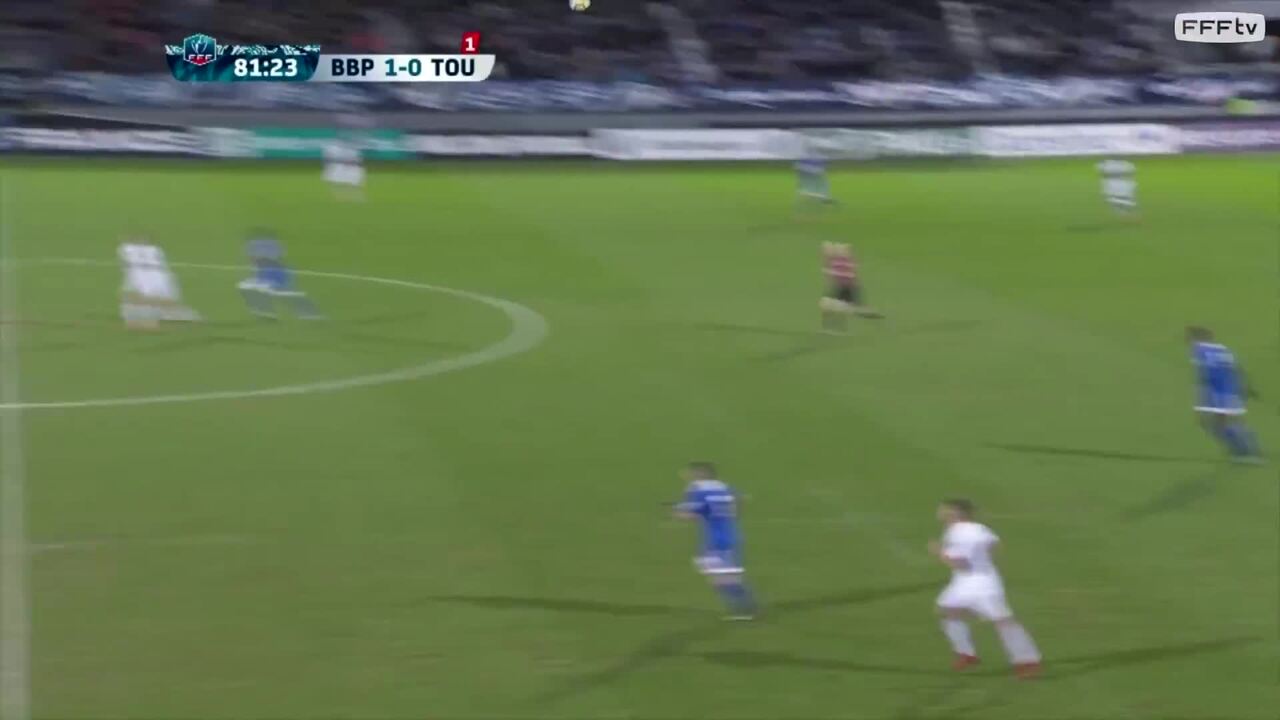 Coupe de France 16es de finale F. Bourg-en-Bresse - Toulouse FC (2-0), le résumé
