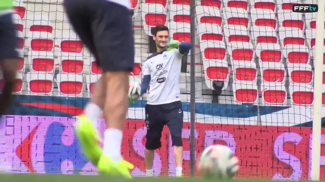 Lloris On travaille dur (France - Paraguay 2014)