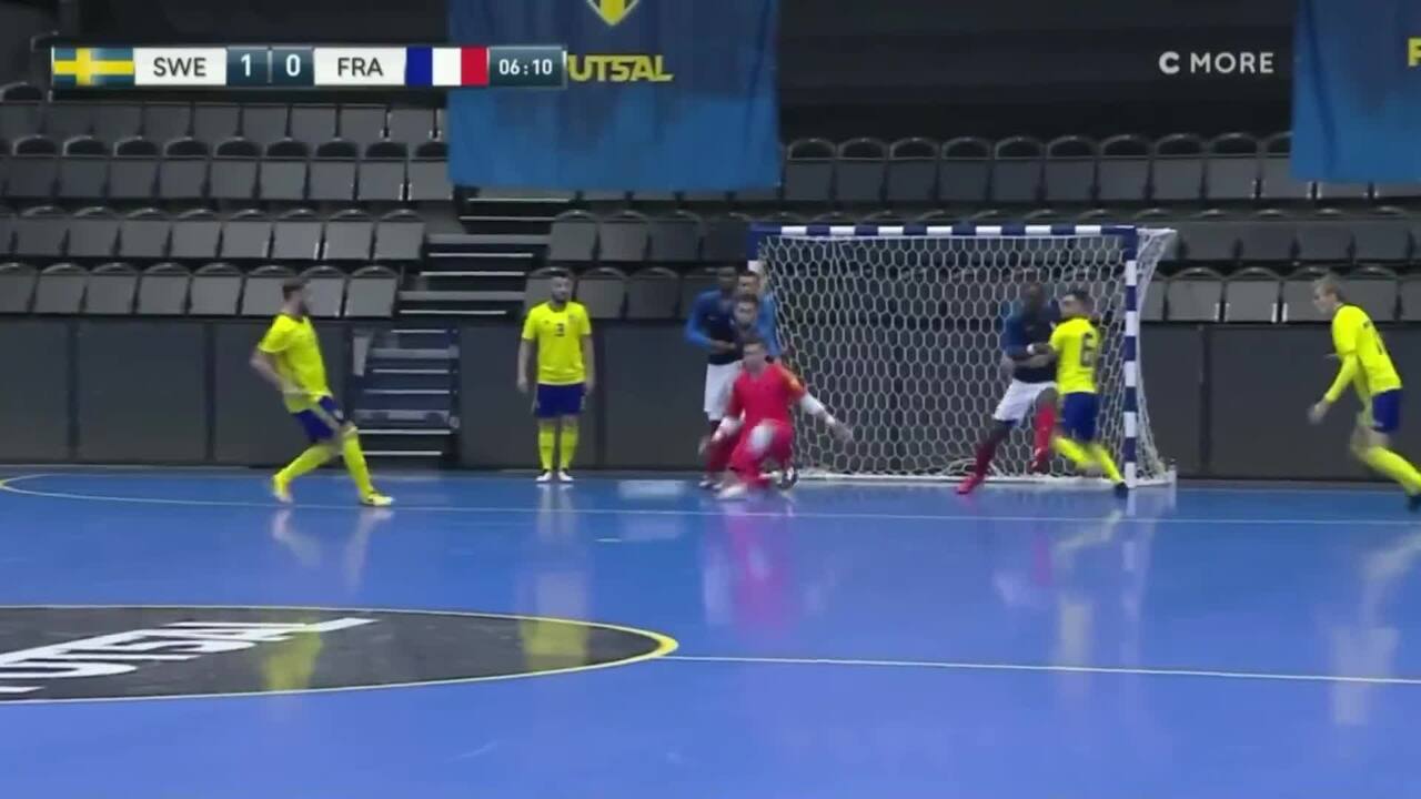 Futsal Suède-France (0-3 et 2-5), les buts