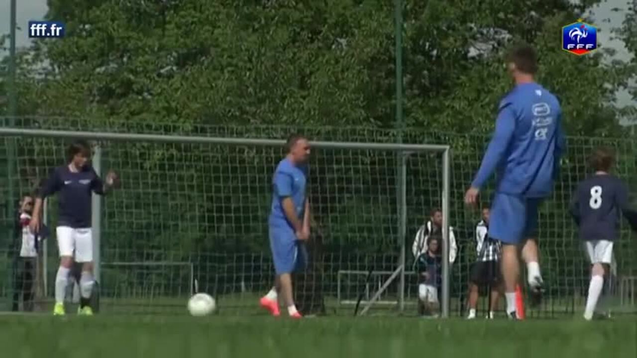 Entraînement de rêve pour 23 jeunes avec les Bleus