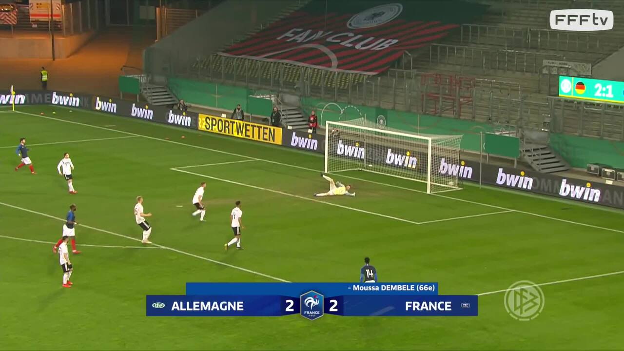 Les buts de Allemagne-France Espoirs (2-2)