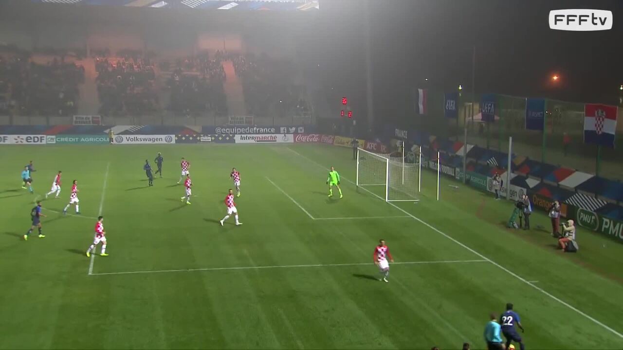 Espoirs les buts de France-Croatie (2-2)