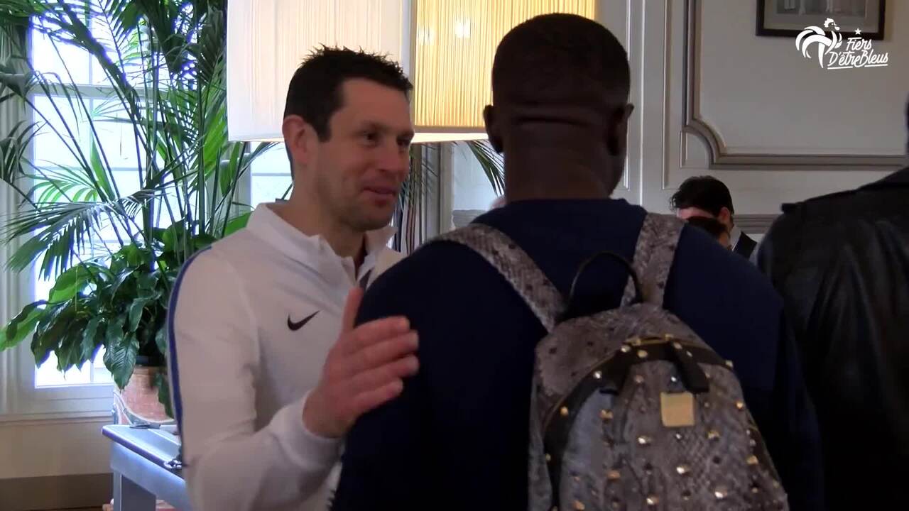 Les Bleus en stage à Clairefontaine