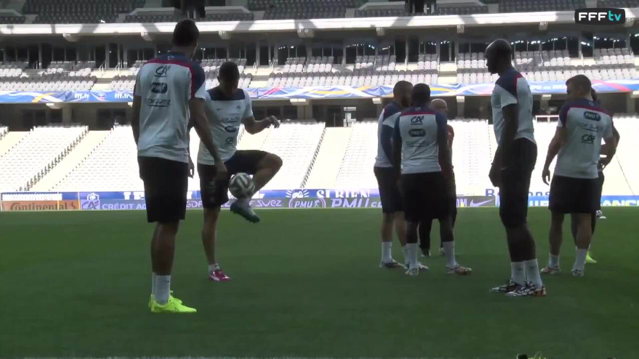 Dernier entraînement des Bleus en France avant le Mondial 2014 (Lille)