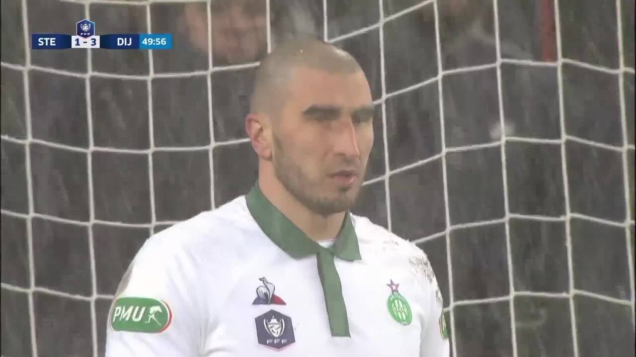 16es de finale AS Saint-Etienne - Dijon FCO (3-6) le résumé, Coupe de France