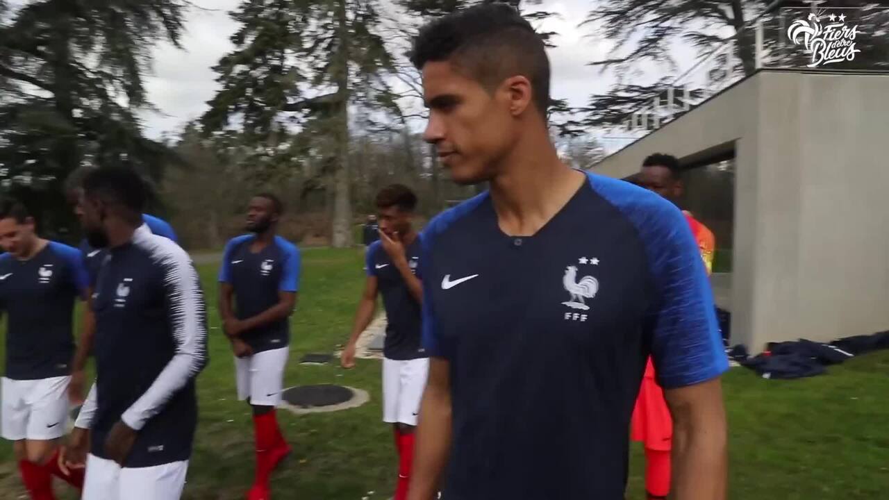 Les coulisses de la photo officielle, Equipe de France