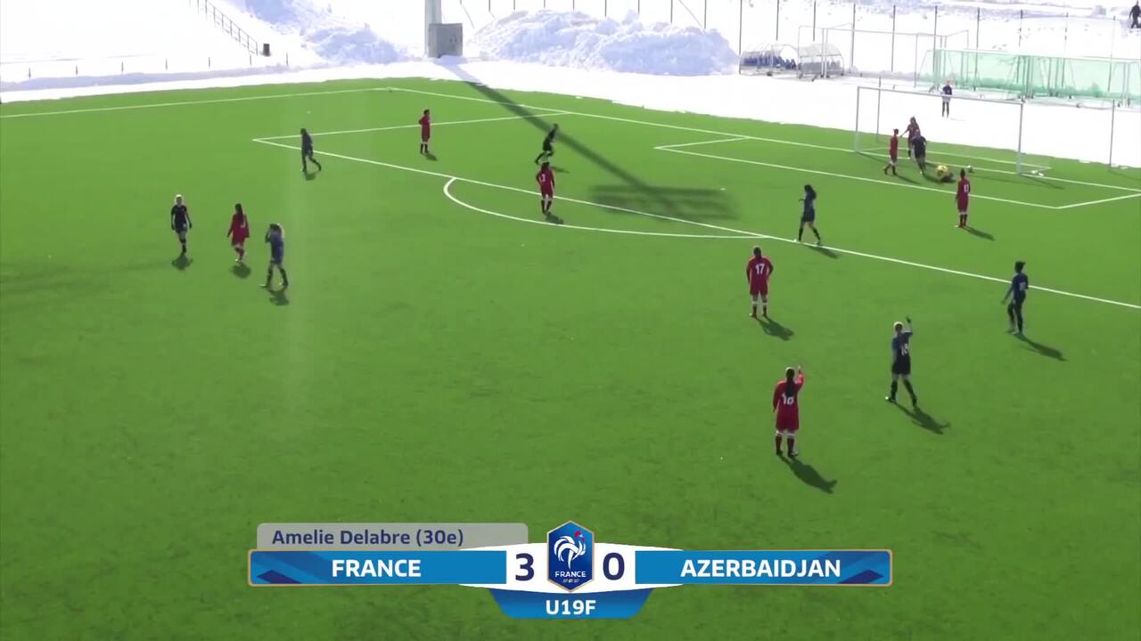 U19 Féminine, Euro 2018 France-Azerbaïdjan (6-0), le résumé