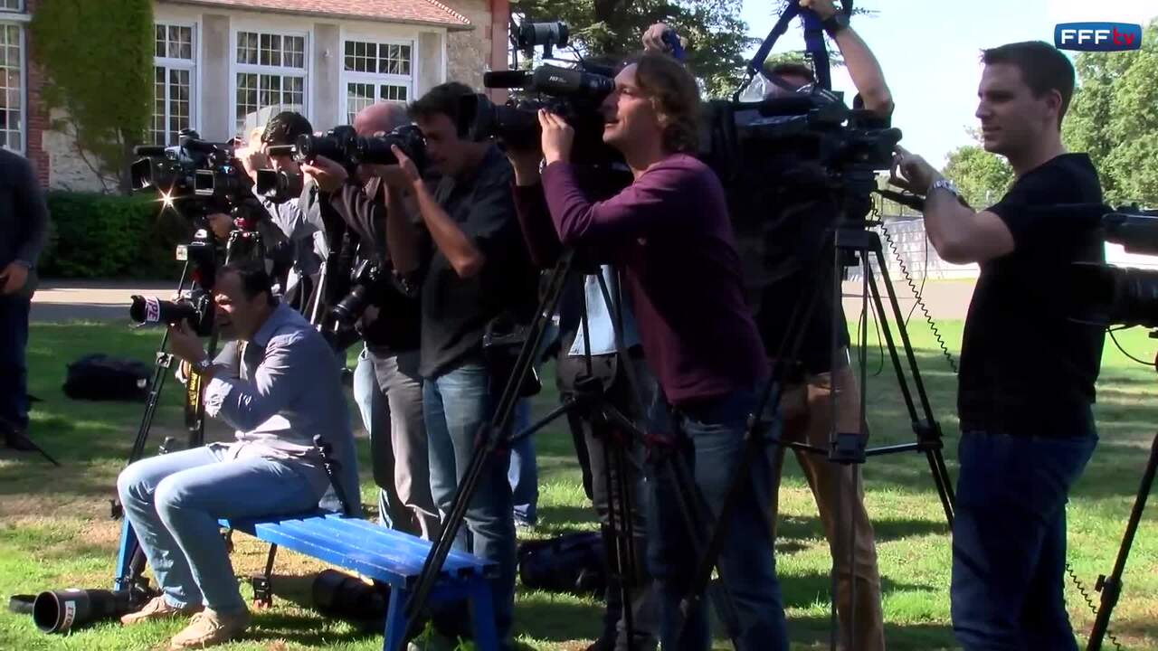 Coulisses de la photo officielle des Bleus