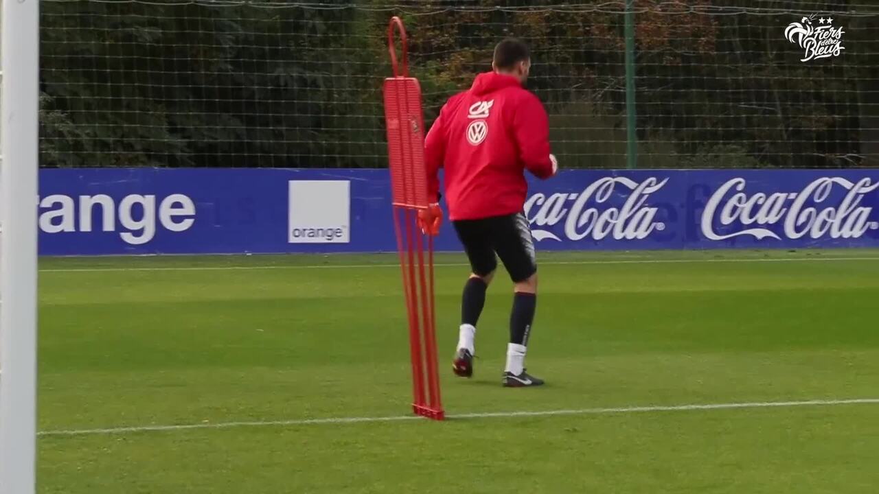 Le début de séance des gardiens de but, Equipe de France