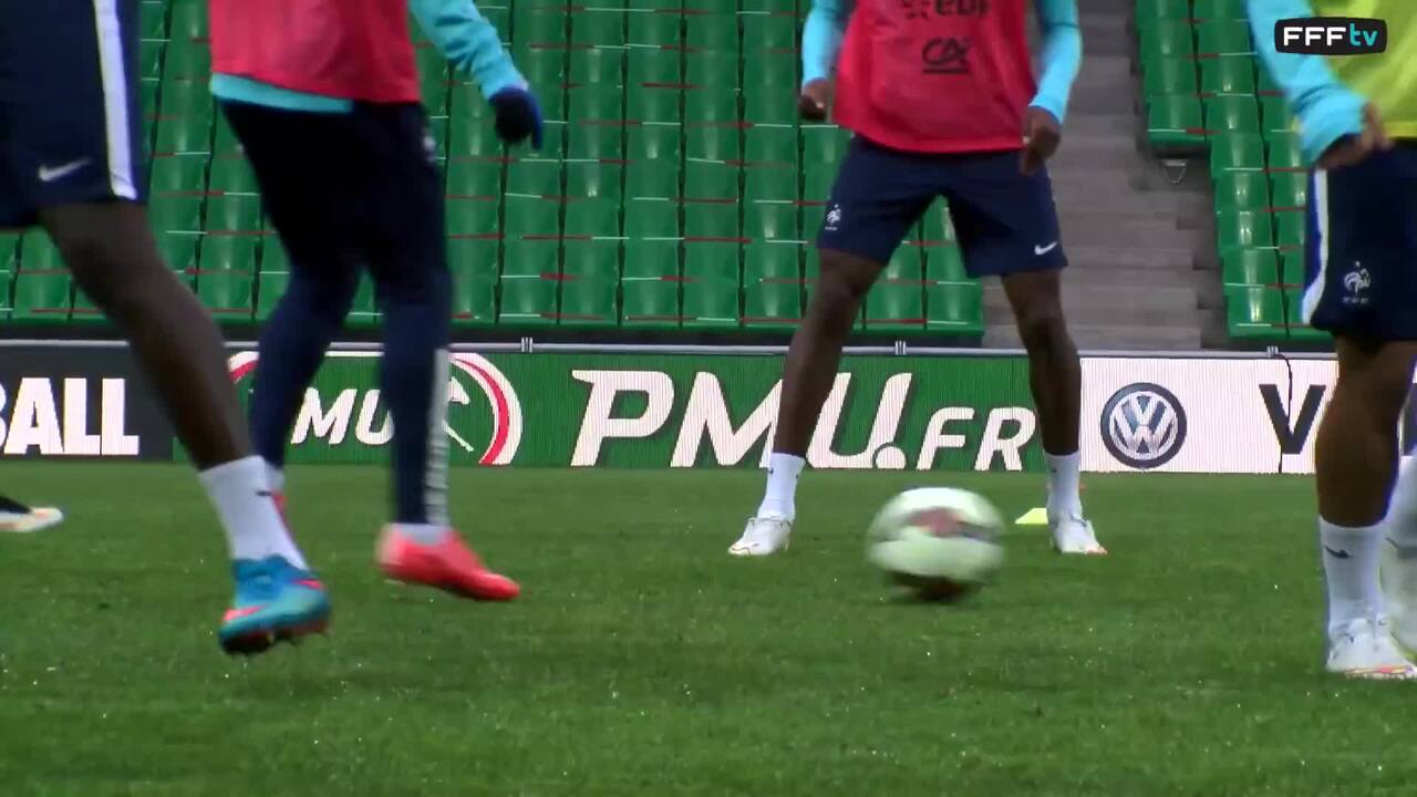 Clip du dernier entraînement de l'Equipe de France
