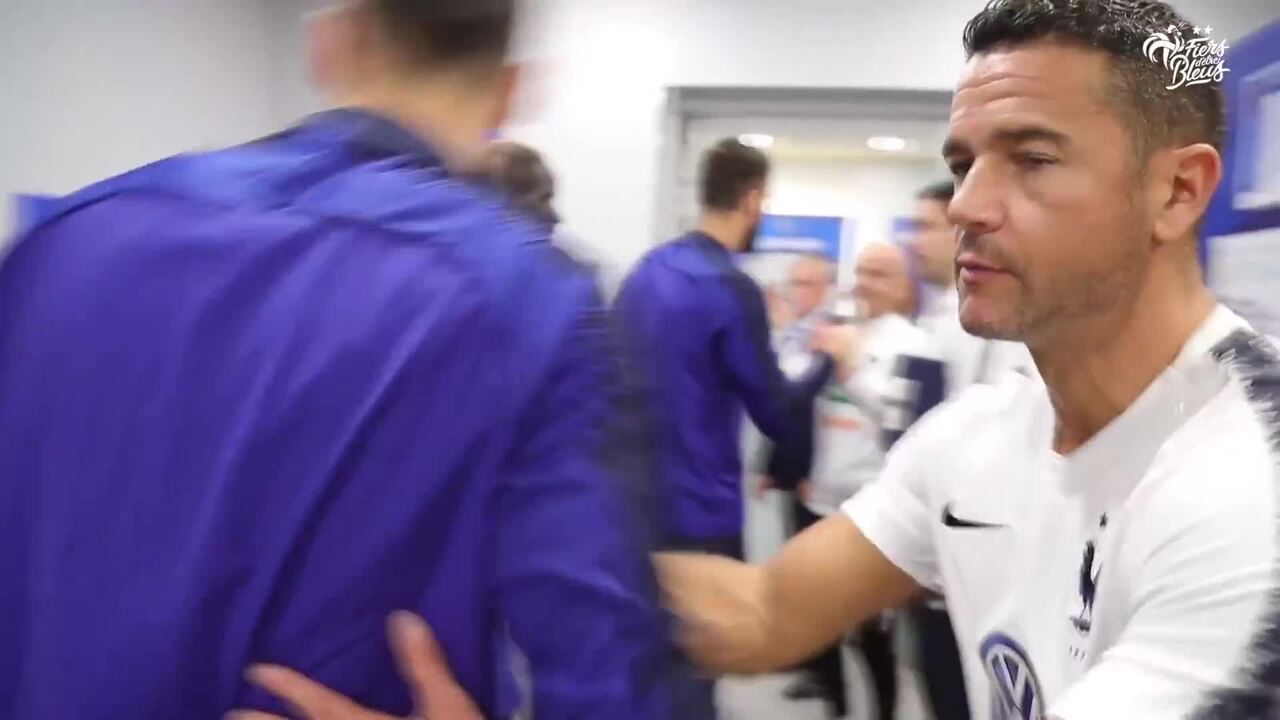 Les coulisses de France-Allemagne (2-1), Equipe de France