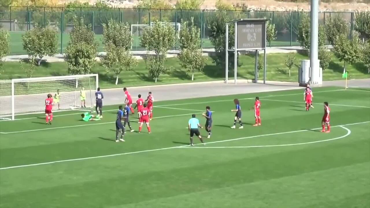 U19 Arménie - France (0-4 et 0-2), les buts
