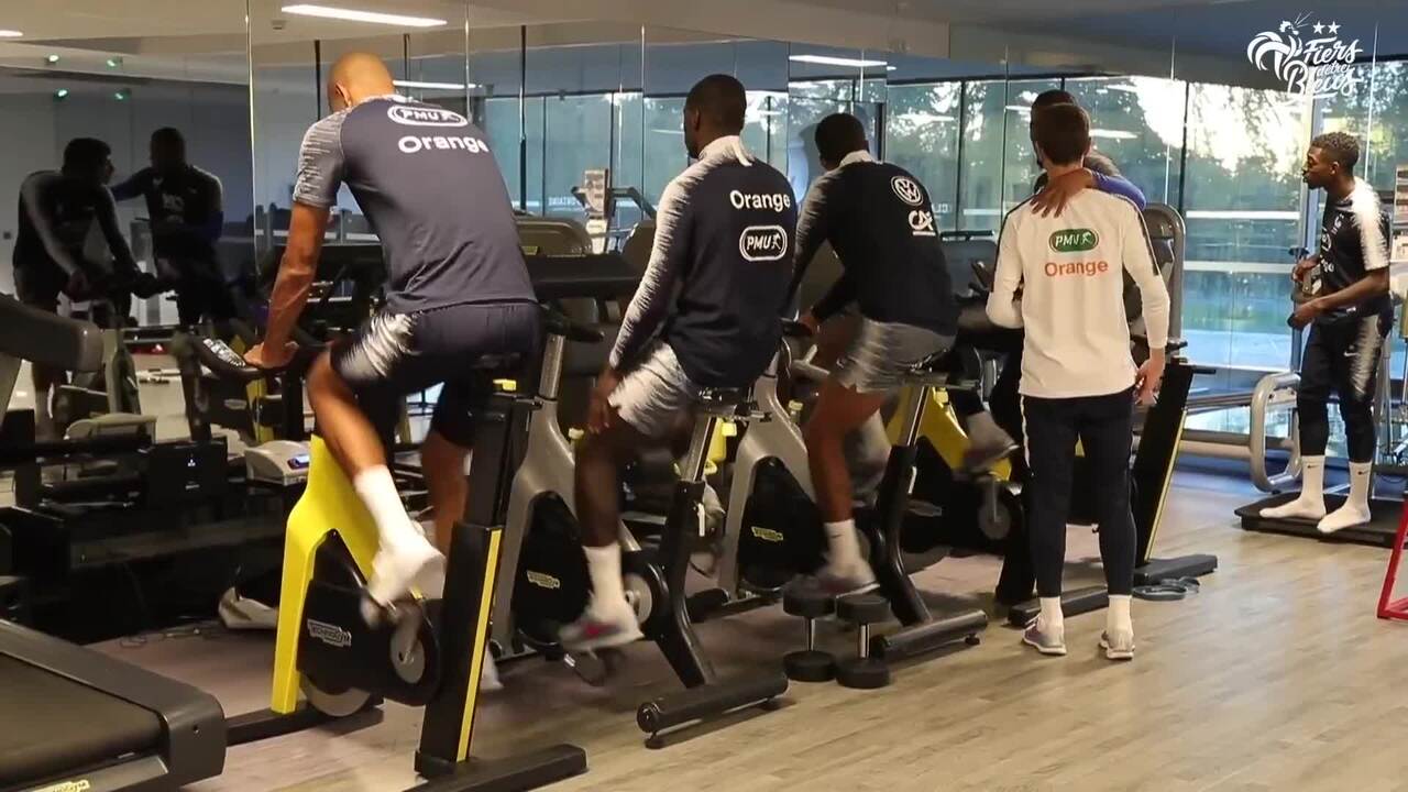 Images exclusives des Bleus en salle, Equipe de France