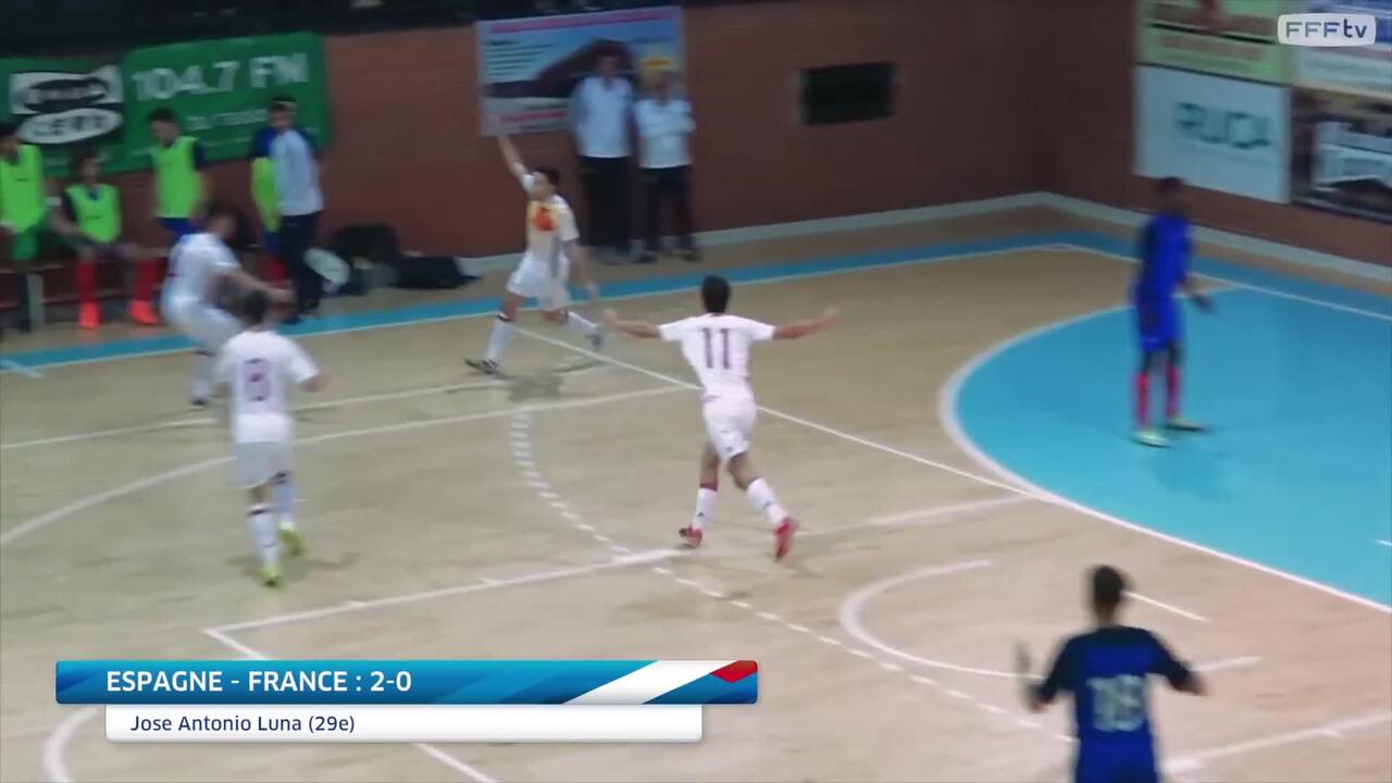 Futsal U19, Espagne - France (4-0), les buts