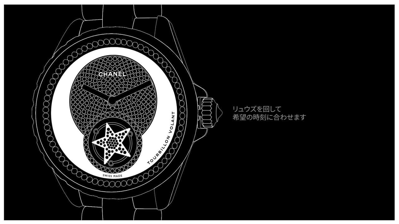J12 トゥールビヨン手巻き機械式ムーブメントの取扱説明書