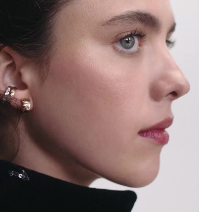 chanel single earring