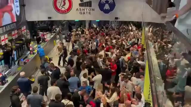 Fans in Bristol go wild...again