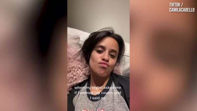 Camila Cabello addresses nip slip on The One Show in hilarious TikTok -  PopBuzz