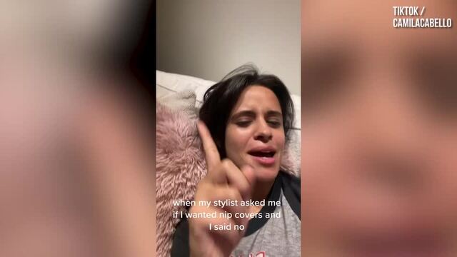 Camila Cabello Handles Nip Slip, Wardrobe Malfunction Like a Pro