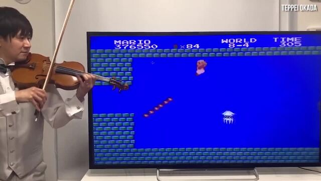 Kredsløb Advarsel hjerne Violin virtuoso plays iconic Super Mario Bros sound effects with startling  accuracy - Classic FM