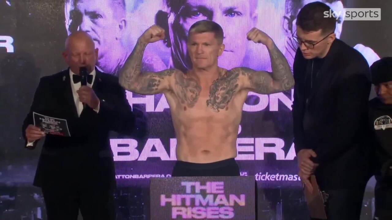 Ricky Hatton Boxing legend ready for emotional farewell alongside Marco Antonio Barrera after emerging from dark place Boxing News Sky Sports