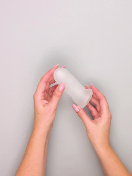 Perfect Fit Fat Boy Micro Ribbed 5.5 Inch Penis Sleeve with Ball Loop