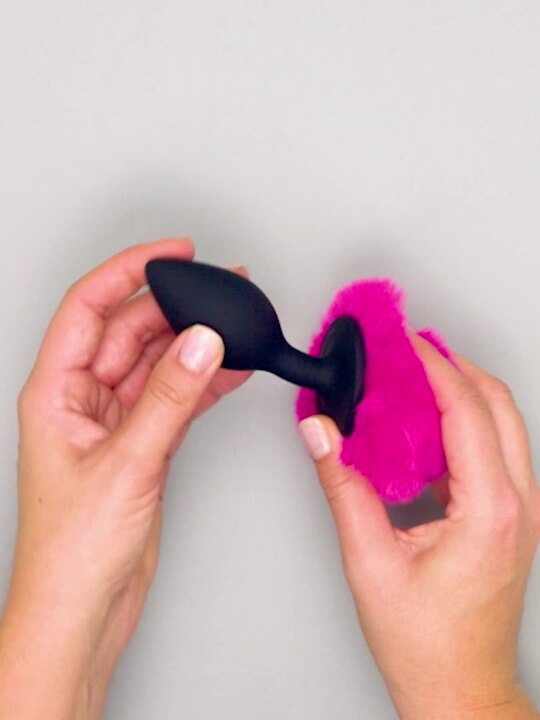 sara jay anal plug Bunny Tail Anal Plug and Mask Set: Sex Toy Distributing