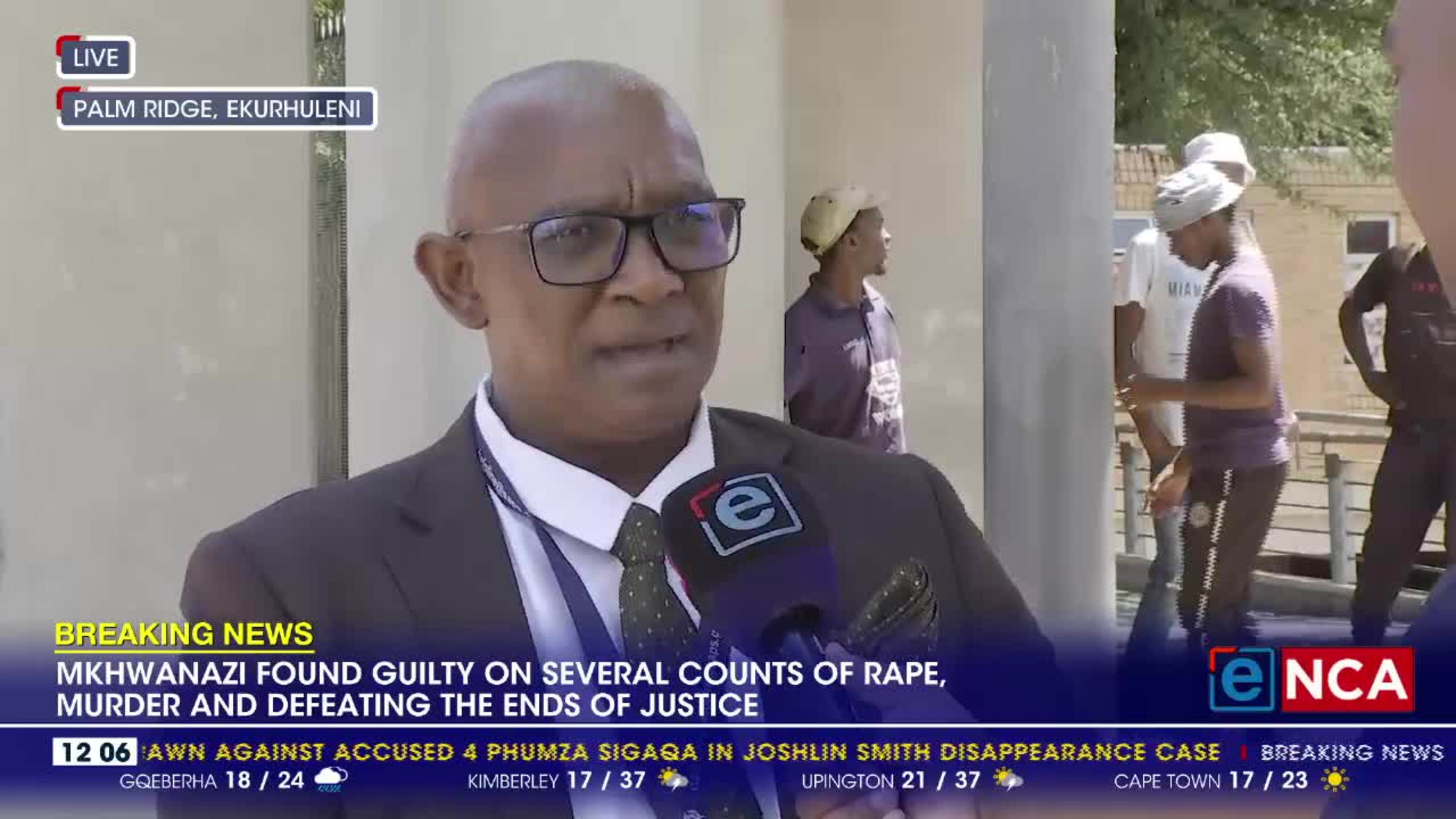 WATCH | Sifiso Mkhwanazi found guilty of several counts of rape, murder -  eNCA